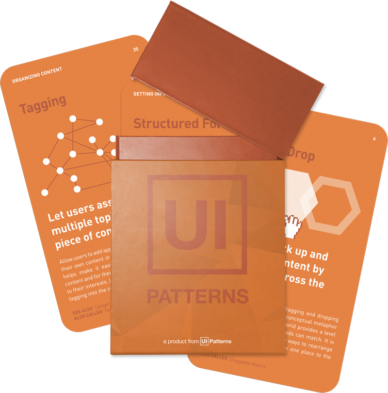 UI Patterns card deck