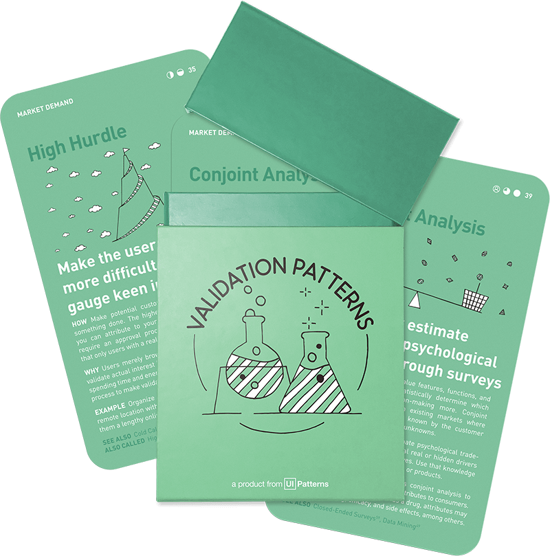 Validation Patterns card deck